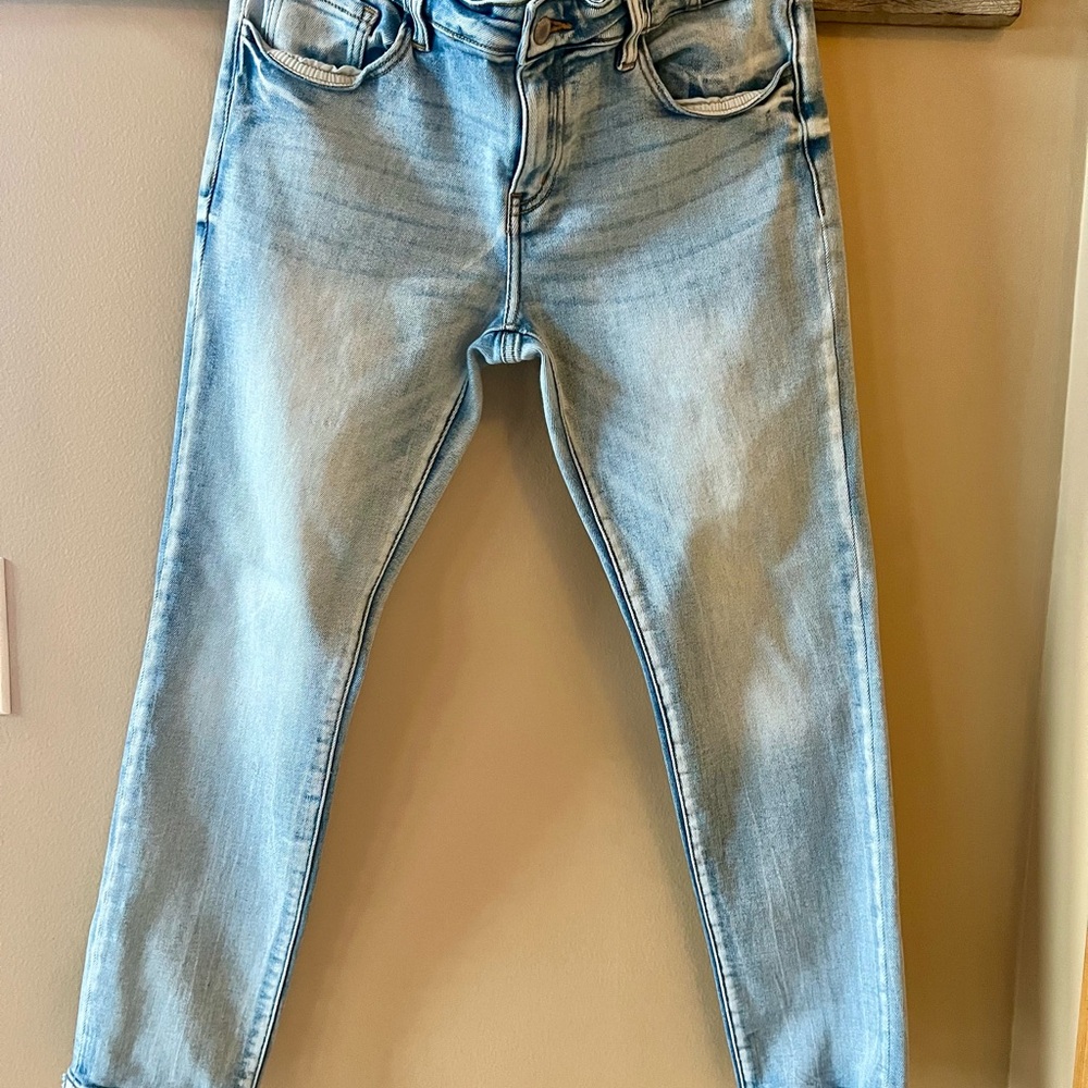 KanCan Signature Light Blue Low rise  Ankle Jeans